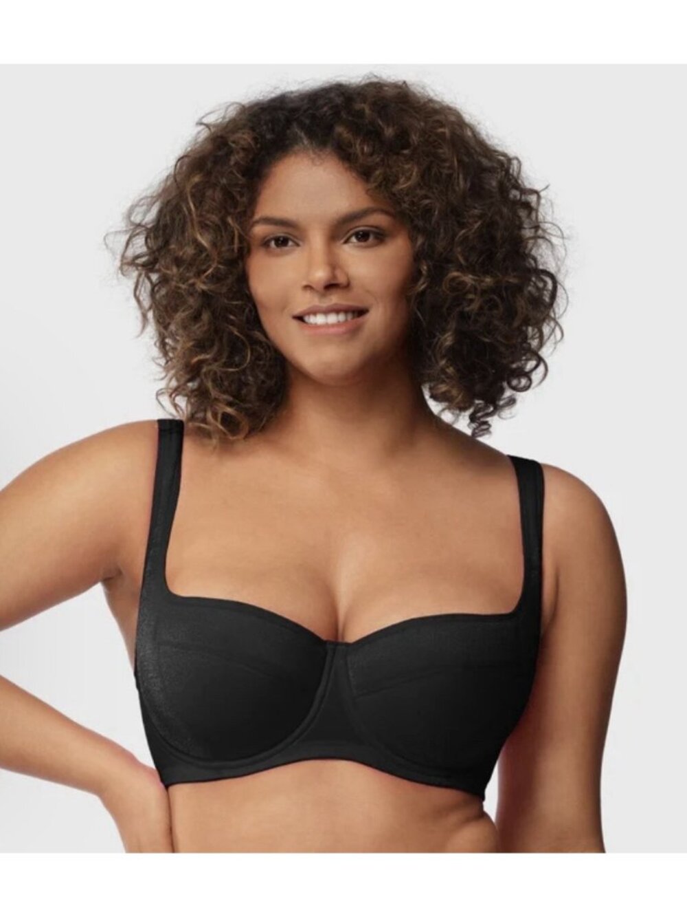 HSIA Starry Night Lightly Lined Lightly Padded Plus Size Balconette Bra UW 36G